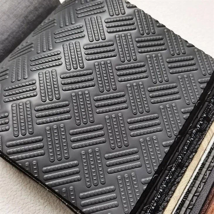 Factory Customized Non-slip Faux Leather Pvc Leather Embossed Synthetic Vinyl Leather For Car Floor