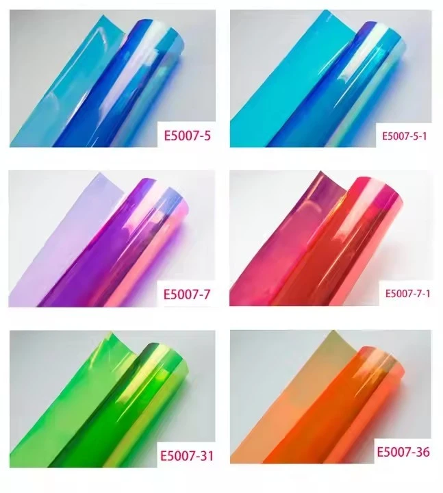 Shoe Upper Bags Materials Rainbow Color Changeable Hot Melt TPU Film Roll